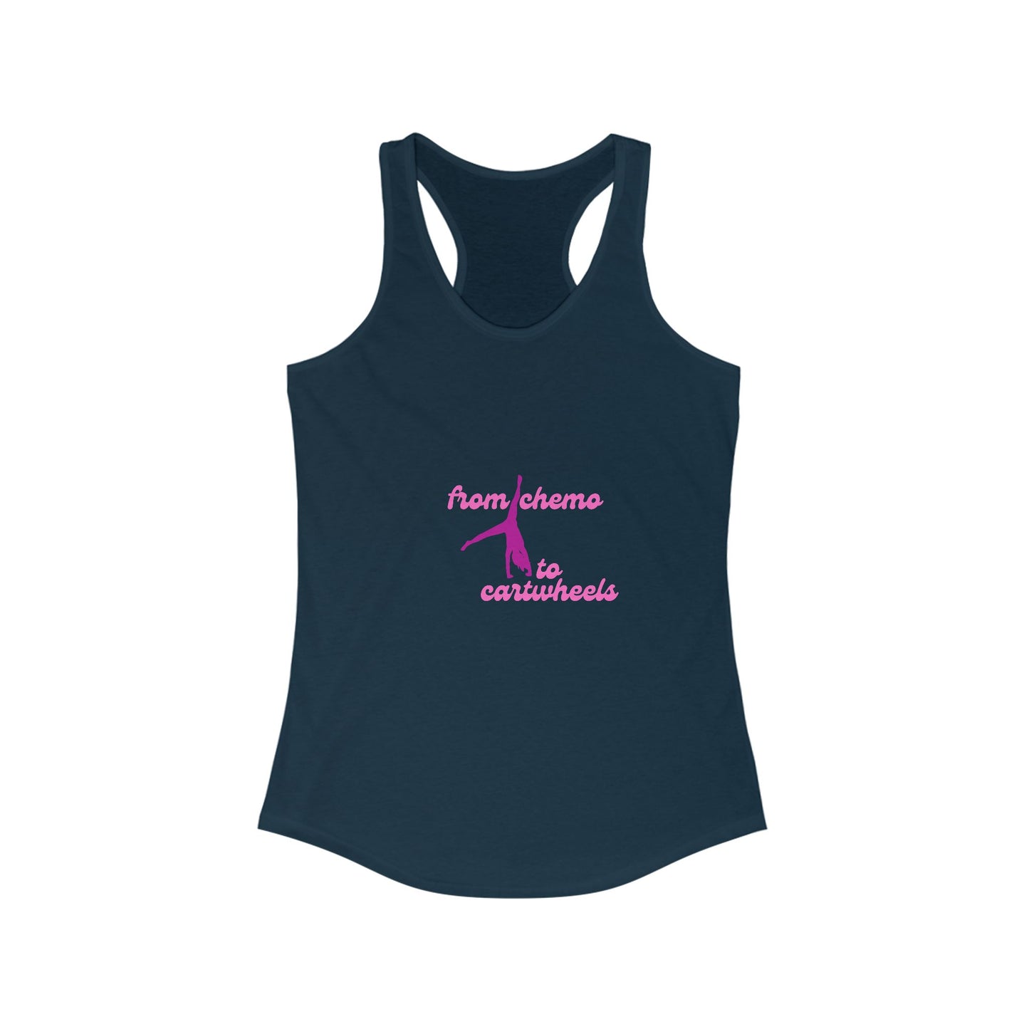 From Chemo to Cartwheels Racerback Tank Top