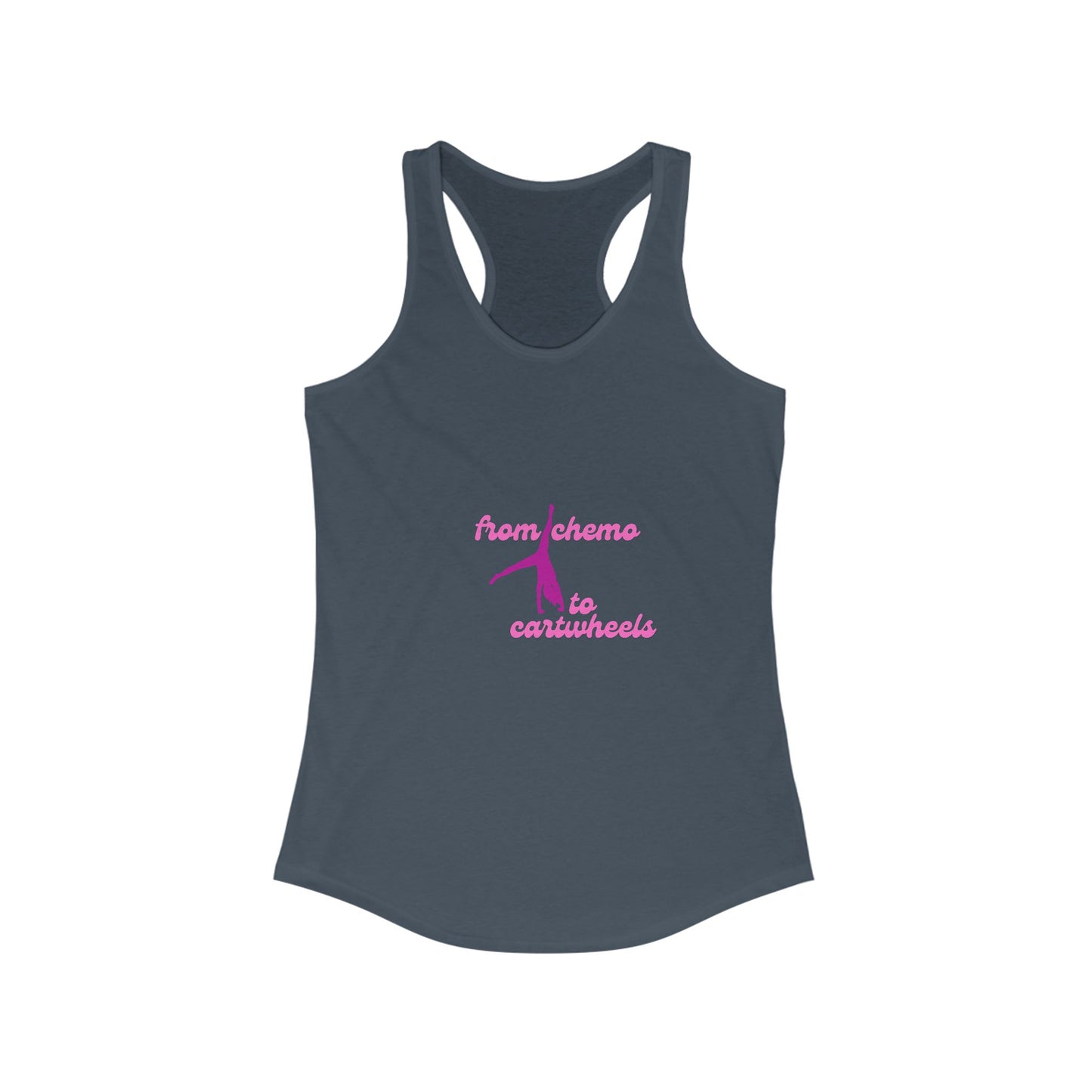 From Chemo to Cartwheels Racerback Tank Top